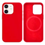 LindeCovers iPhone 12 Mini Silikonecover - MagSafe Kompatibel 14 Red
