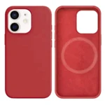 LindeCovers iPhone 12 Mini Silikonecover - MagSafe Kompatibel 25 Camellia Red