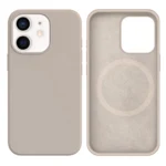 LindeCovers iPhone 12 Mini Silikonecover - MagSafe Kompatibel 10 Rock Gray