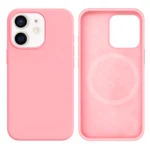 LindeCovers iPhone 12 Mini Silikonecover - MagSafe Kompatibel 6 Rose Pink