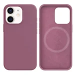 LindeCovers iPhone 12 Mini Silikonecover - MagSafe Kompatibel 62 Black Currant