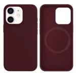 LindeCovers iPhone 12 Mini Silikonecover - MagSafe Kompatibel 67 Plum