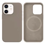 LindeCovers iPhone 12 Mini Silikonecover - MagSafe Kompatibel 23 Pebble