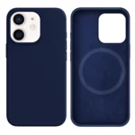 LindeCovers iPhone 12 Mini Silikonecover - MagSafe Kompatibel 63 Navy Blue