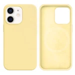 LindeCovers iPhone 12 Mini Silikonecover - MagSafe Kompatibel 51 Milk Yellow