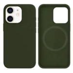 LindeCovers iPhone 12 Mini Silikonecover - MagSafe Kompatibel 48 Pine Forest Green