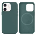 LindeCovers iPhone 12 Mini Silikonecover - MagSafe Kompatibel 58 Pine Needle Green