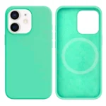 LindeCovers iPhone 12 Mini Silikonecover - MagSafe Kompatibel 50 Rehmannia Green
