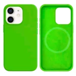 LindeCovers iPhone 12 Mini Silikonecover - MagSafe Kompatibel 31 Dark Green