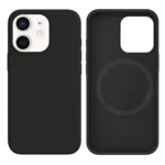 LindeCovers iPhone 12 Mini Silikonecover - MagSafe Kompatibel 34 Olive