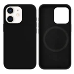 LindeCovers iPhone 12 Mini Silikonecover - MagSafe Kompatibel 18 Black