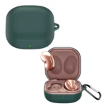 LindeCovers Samsung Galaxy Buds2/Live/Pro - Silikone Cover 3 Dark Green