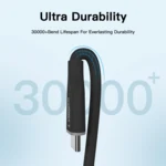 LindeCables USB-C 2.0 til Lightning Silikonekabel 27W - 2 m