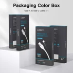 LindeCables USB-A 2.0 til USB-C Silikonekabel 12W - 2 m