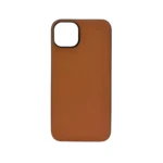 LindeCovers iPhone 12 Mini - Ægte Læder Bagside Cover Brown