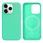 LindeCovers iPhone 13 Pro Silikonecover - MagSafe Kompatibel 50 Rehmannia Green