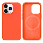 LindeCovers iPhone 13 Pro Max Silikonecover - MagSafe Kompatibel 13 Orange