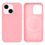 LindeCovers iPhone 13 Mini Silikonecover - MagSafe Kompatibel 6 Rose Pink