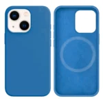 LindeCovers iPhone 13 Mini Silikonecover - MagSafe Kompatibel 38 Cowboy Blue