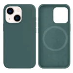 LindeCovers iPhone 14 Silikonecover - MagSafe Kompatibel 58 Pine Needle Green