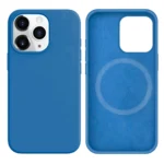 LindeCovers iPhone 14 Pro Silikonecover - MagSafe Kompatibel 38 Cowboy Blue