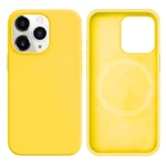 LindeCovers iPhone 14 Pro Silikonecover - MagSafe Kompatibel 55 Light Yellow