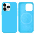 LindeCovers iPhone 14 Pro Max Silikonecover - MagSafe Kompatibel 16 Blue