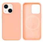 LindeCovers iPhone 14 Plus Silikonecover - MagSafe Kompatibel 59 Grapefruit
