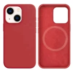 LindeCovers iPhone 14 Plus Silikonecover - MagSafe Kompatibel 25 Camellia Red