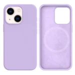 LindeCovers iPhone 14 Plus Silikonecover - MagSafe Kompatibel 76 Lilac