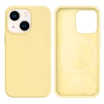 LindeCovers iPhone 14 Plus Silikonecover - MagSafe Kompatibel 51 Milk Yellow