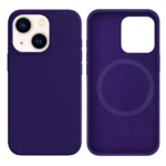 LindeCovers iPhone 15 Silikonecover - MagSafe Kompatibel 30 Dark Purple