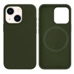 LindeCovers iPhone 15 Silikonecover - MagSafe Kompatibel 48 Pine Forest Green