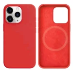 LindeCovers iPhone 15 Pro Silikonecover - MagSafe Kompatibel 39 Cranberry