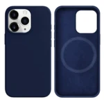 LindeCovers iPhone 15 Pro Silikonecover - MagSafe Kompatibel 63 Navy Blue
