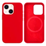 LindeCovers iPhone 15 Plus Silikonecover - MagSafe Kompatibel 14 Red