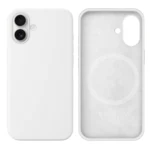 LindeCovers iPhone 16 Silikonecover - MagSafe Kompatibel 9 White