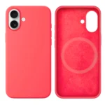 LindeCovers iPhone 16 Silikonecover - MagSafe Kompatibel 29 Peach