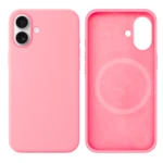LindeCovers iPhone 16 Silikonecover - MagSafe Kompatibel 6 Rose Pink
