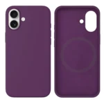 LindeCovers iPhone 16 Silikonecover - MagSafe Kompatibel 45 Purple
