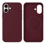 LindeCovers iPhone 16 Silikonecover - MagSafe Kompatibel 67 Plum
