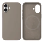 LindeCovers iPhone 16 Silikonecover - MagSafe Kompatibel 23 Pebble
