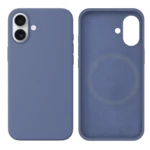LindeCovers iPhone 16 Silikonecover - MagSafe Kompatibel 46 Lavender Gray