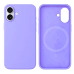 LindeCovers iPhone 16 Silikonecover - MagSafe Kompatibel 41 Light Purple