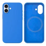 LindeCovers iPhone 16 Silikonecover - MagSafe Kompatibel 3 Deep Lake Blue
