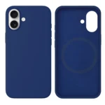 LindeCovers iPhone 16 Silikonecover - MagSafe Kompatibel 57 Ice Ocean Blue