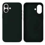 LindeCovers iPhone 16 Silikonecover - MagSafe Kompatibel 49 Green Black