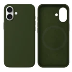 LindeCovers iPhone 16 Silikonecover - MagSafe Kompatibel 48 Pine Forest Green