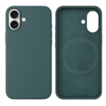 LindeCovers iPhone 16 Silikonecover - MagSafe Kompatibel 58 Pine Needle Green