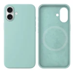 LindeCovers iPhone 16 Silikonecover - MagSafe Kompatibel 17 Gemstone Green